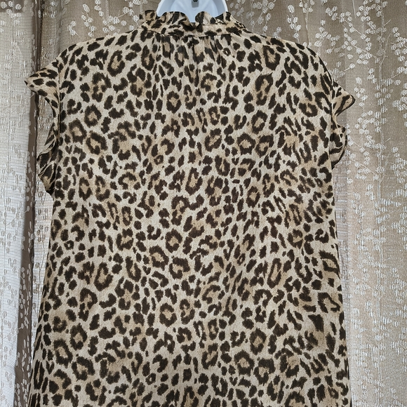 J. Crew Leopard Print Blouse - Picture 5 of 6